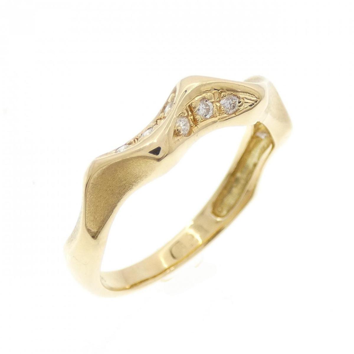 K18YG ダイヤモンド リング 0.09CT【中古】｜KOMEHYO ONLINESTORE 店