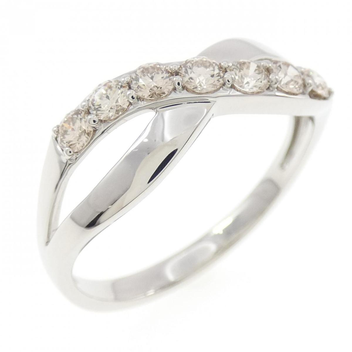 ジーエスティービー ダイヤモンド リング 0.52CT【中古】