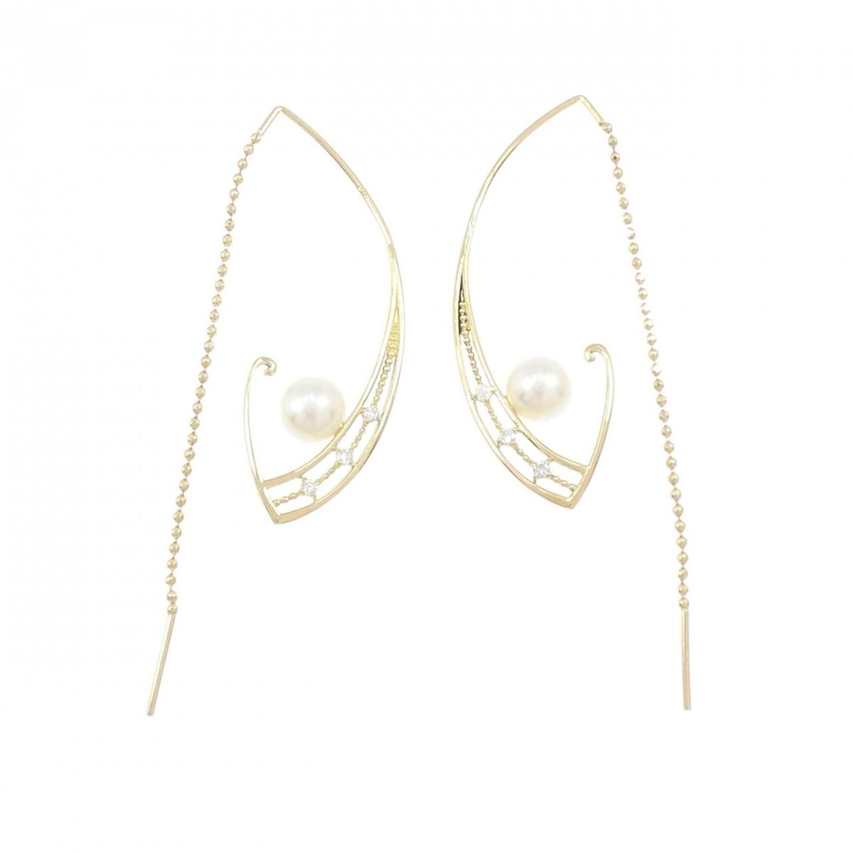 K18YG アコヤパール ピアス 5.1mm【中古】｜KOMEHYO ONLINESTORE 店 42,360円