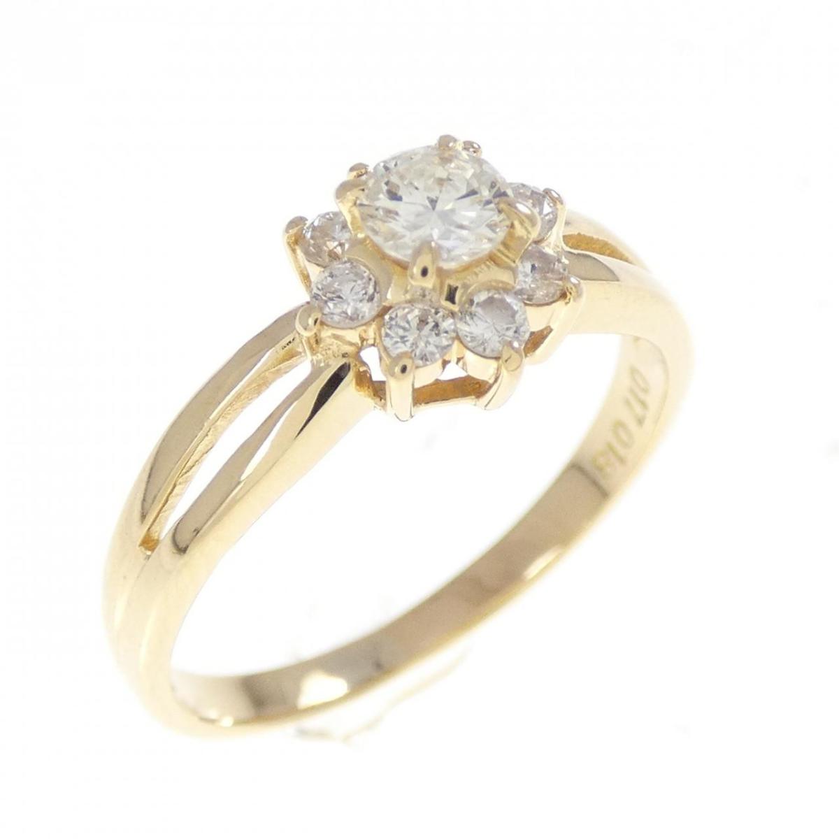 K18YG ダイヤモンド リング 0.17CT【中古】｜KOMEHYO ONLINESTORE 店