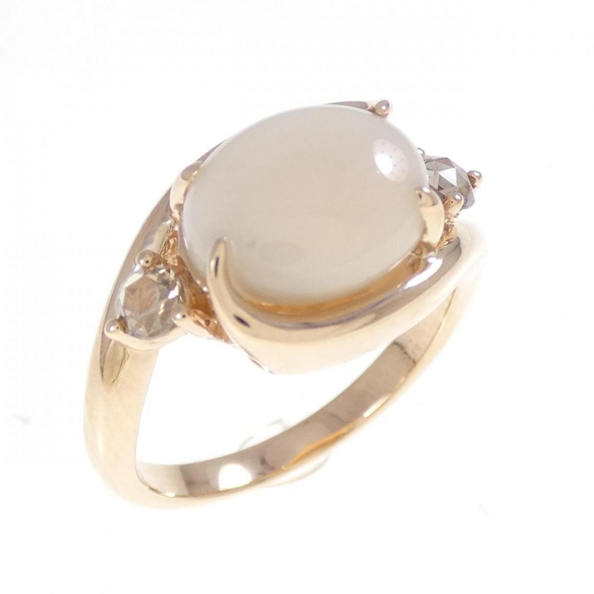 K18PG サンゴ リング 2.94CT【中古】