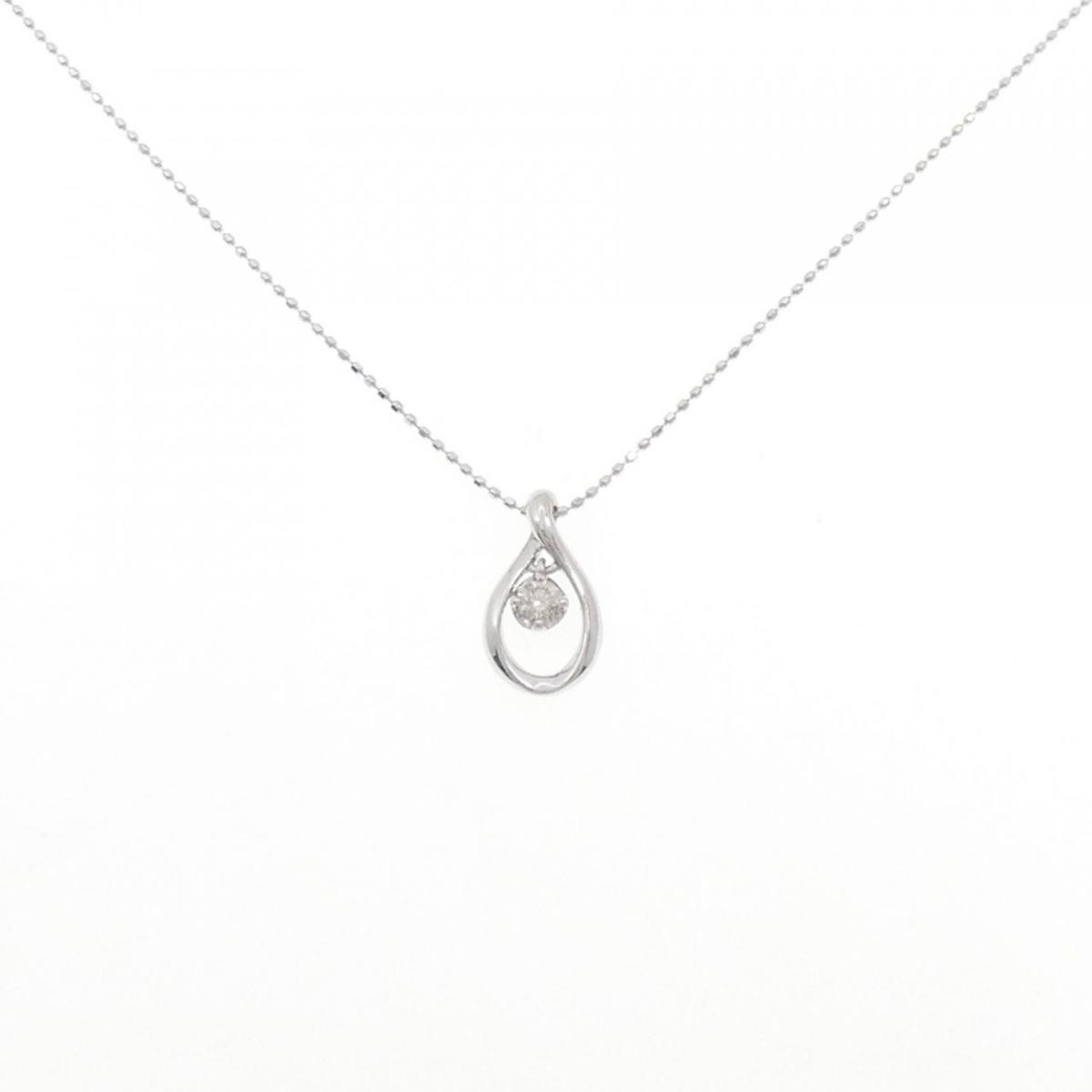 クミキョク ダイヤモンド ネックレス 0.10CT【中古】