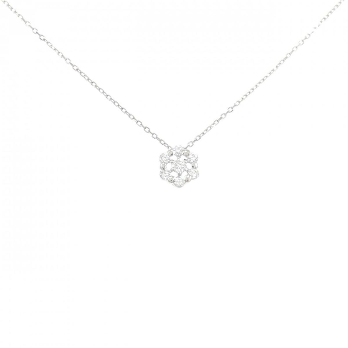 PT850 ダイヤモンド ネックレス 0.10CT【中古】｜KOMEHYO ONLINESTORE 店