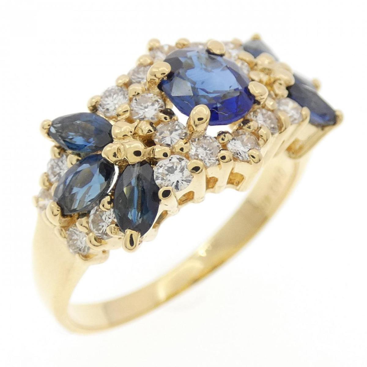K18YG サファイヤ リング 1.01CT【中古】