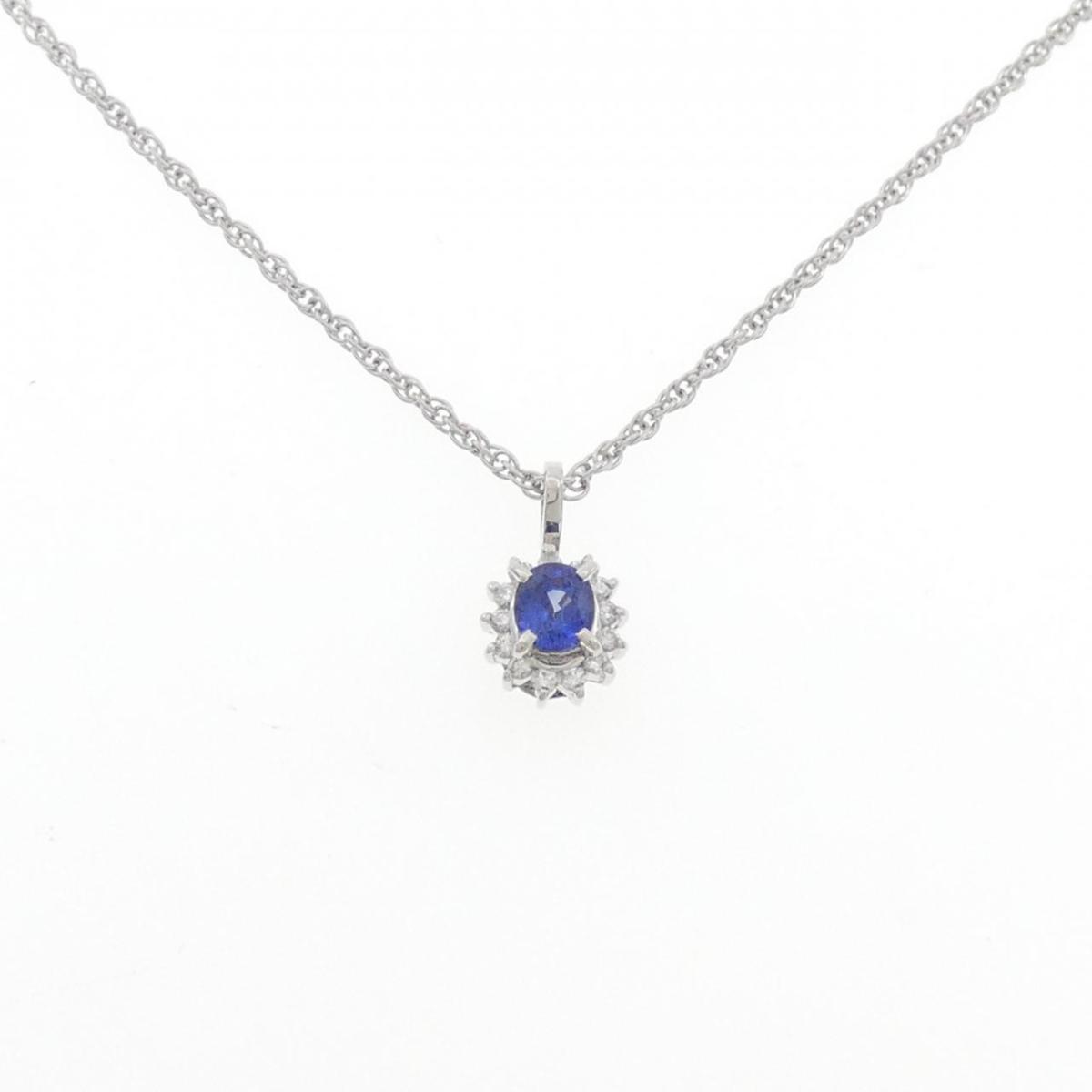 PT900/PT850 サファイヤ ネックレス 0.55CT【中古】|KOMEHYO ONLINESTORE 店