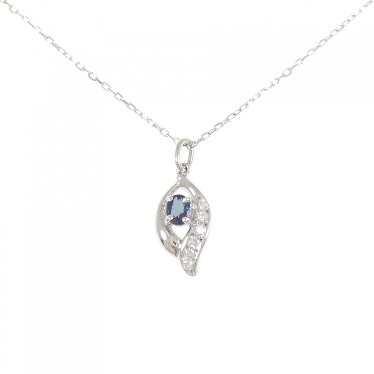 PT/PT850 サファイヤ ネックレス 0.33CT【中古】 32,890円