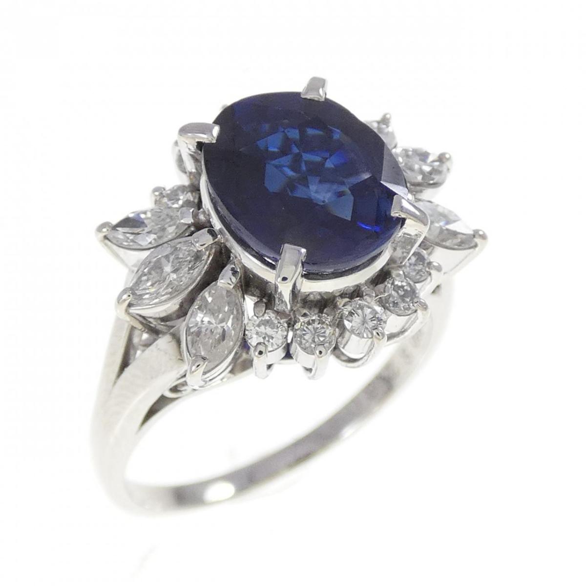 タサキ サファイヤ リング 2.80CT【中古】