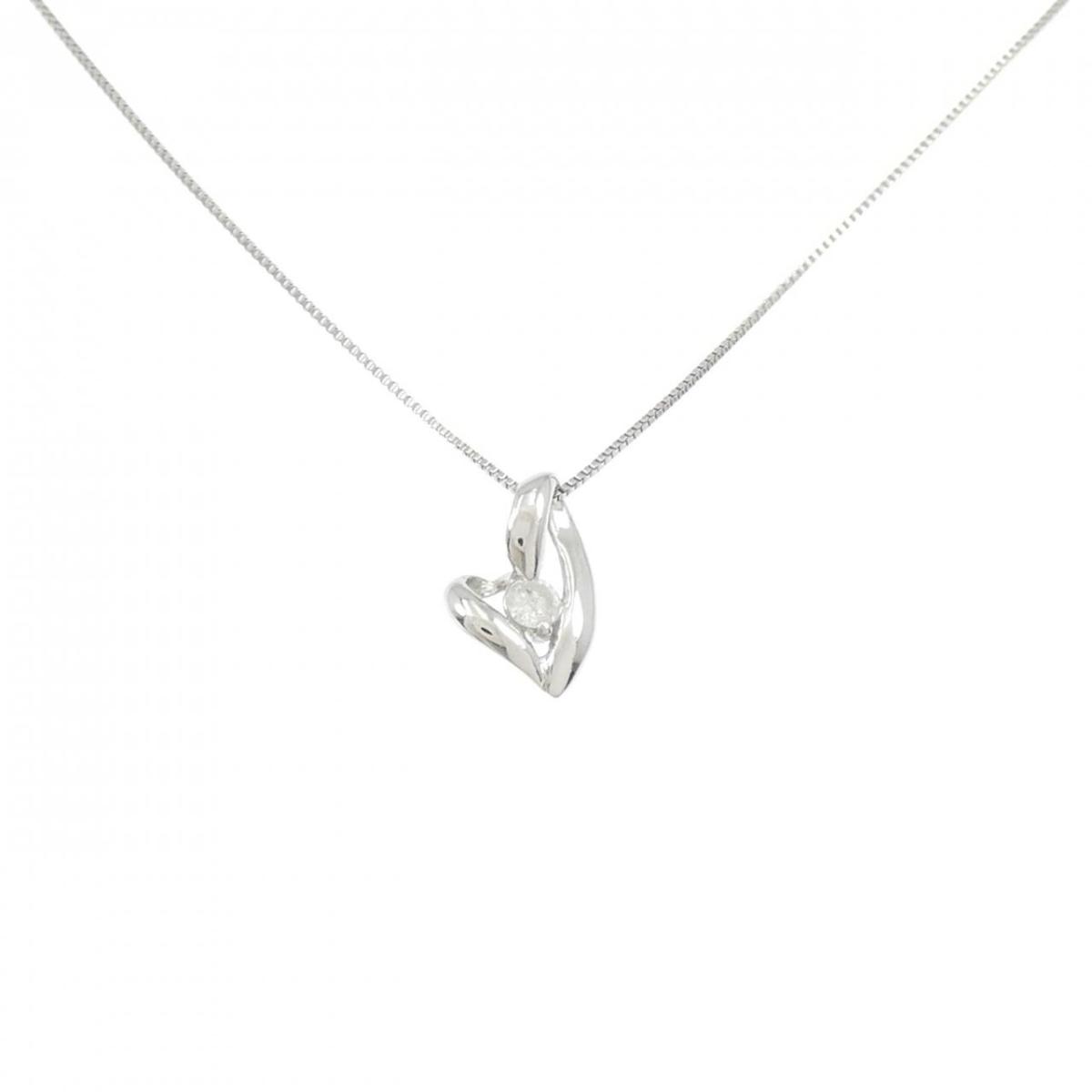 PT900/PT850 ダイヤモンド ネックレス 0.05CT【中古】｜KOMEHYO ONLINESTORE 店 21,420円