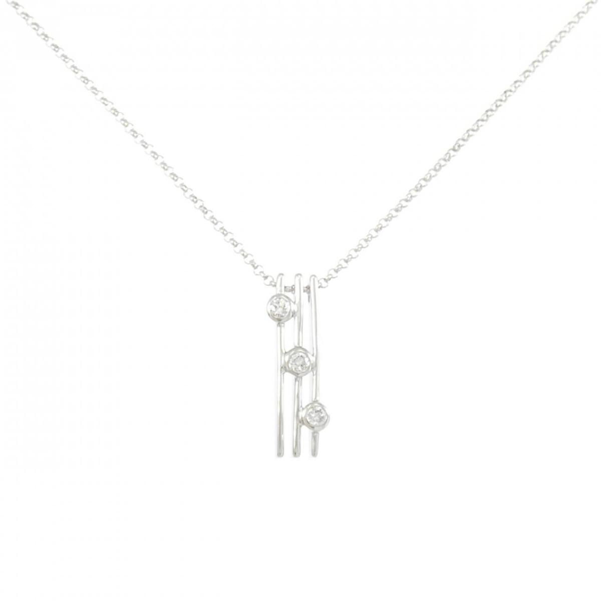 PT900/PT850 ダイヤモンド ネックレス 0.15CT【中古】｜KOMEHYO ONLINESTORE 店