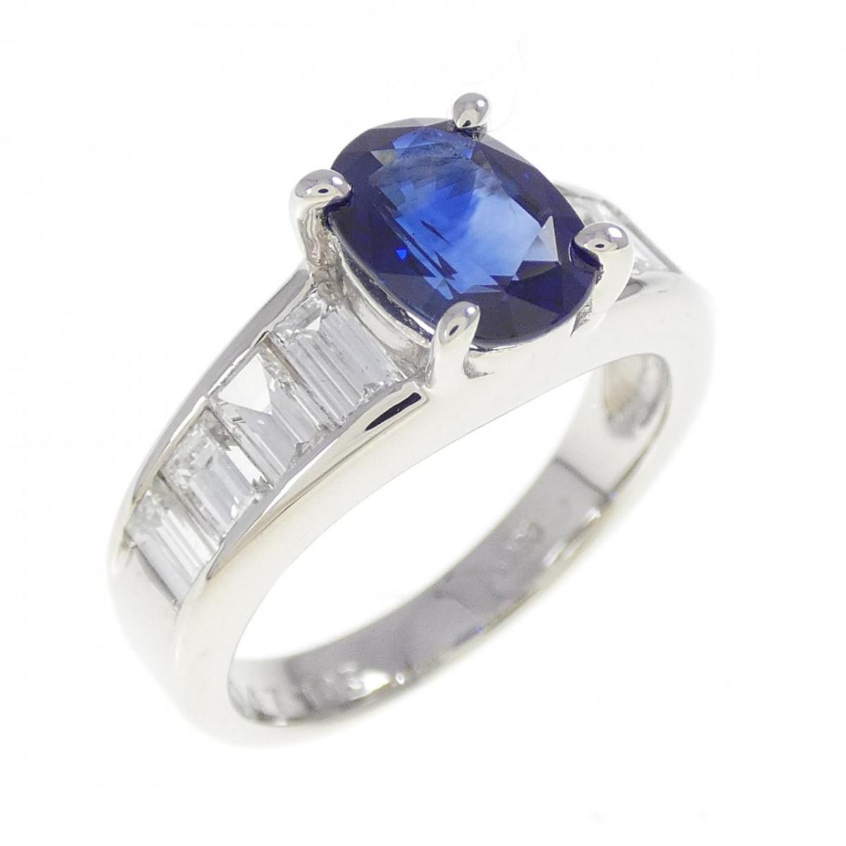 PT900 サファイヤ リング 1.47CT【中古】