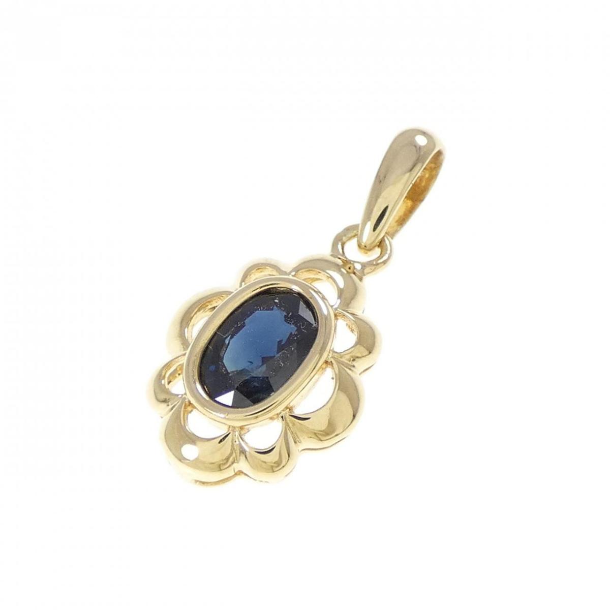 K18YG サファイヤ ペンダント【中古】｜KOMEHYO ONLINESTORE 店