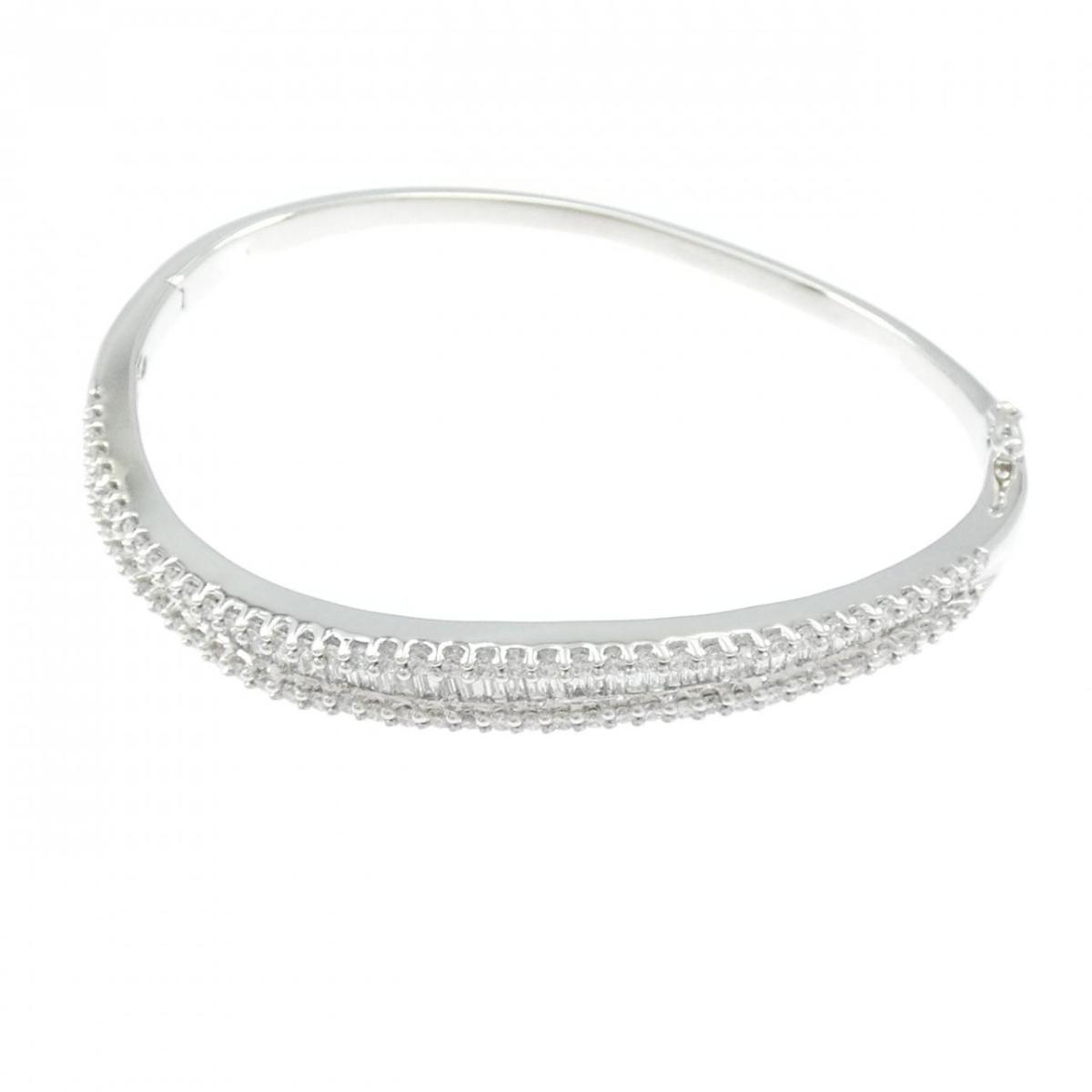 楽天市場】K18WGダイヤ1.01ctバングル内周16cm【中古】 : BestSelect