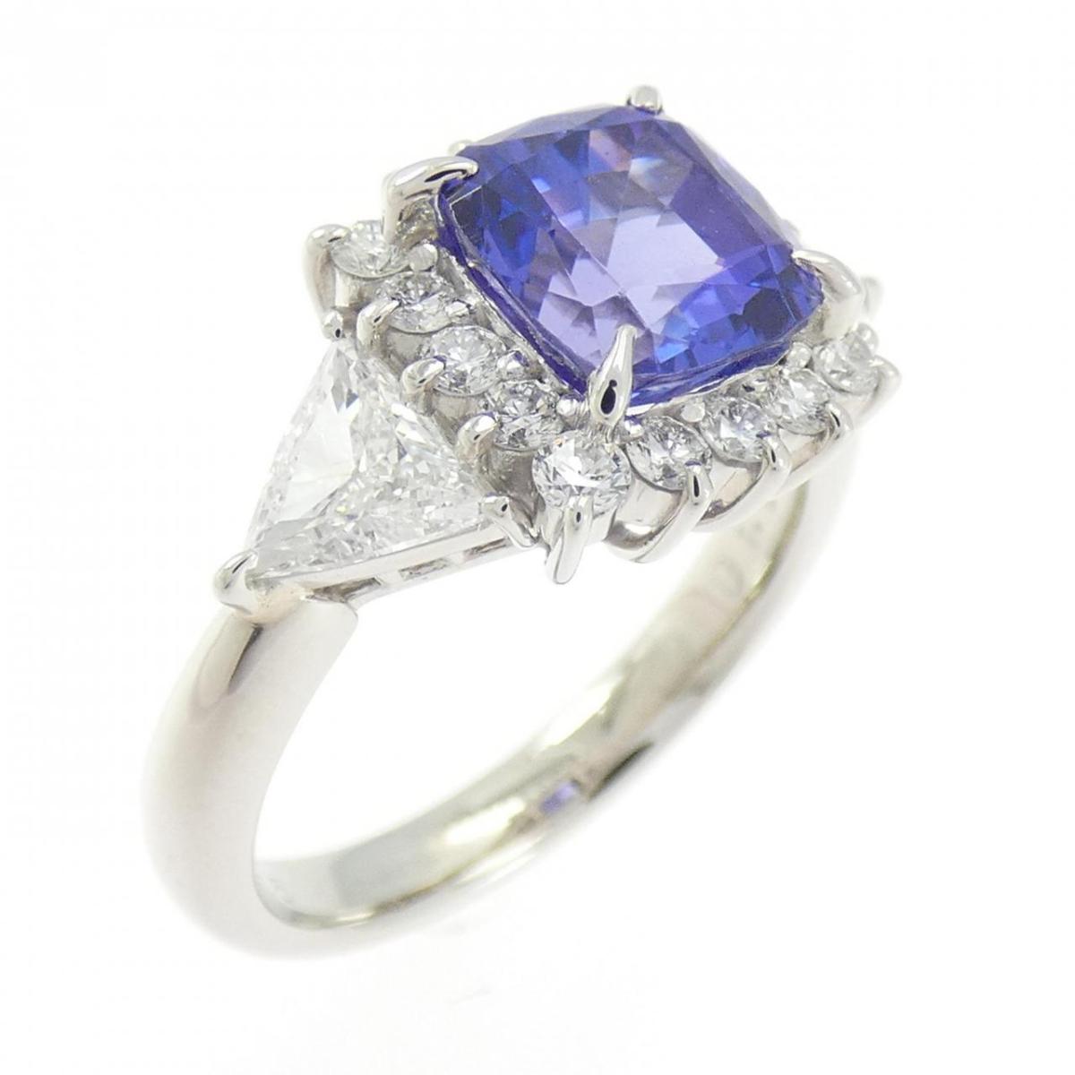 PT900 タンザナイト リング 2.15CT【中古】｜KOMEHYO ONLINESTORE 店