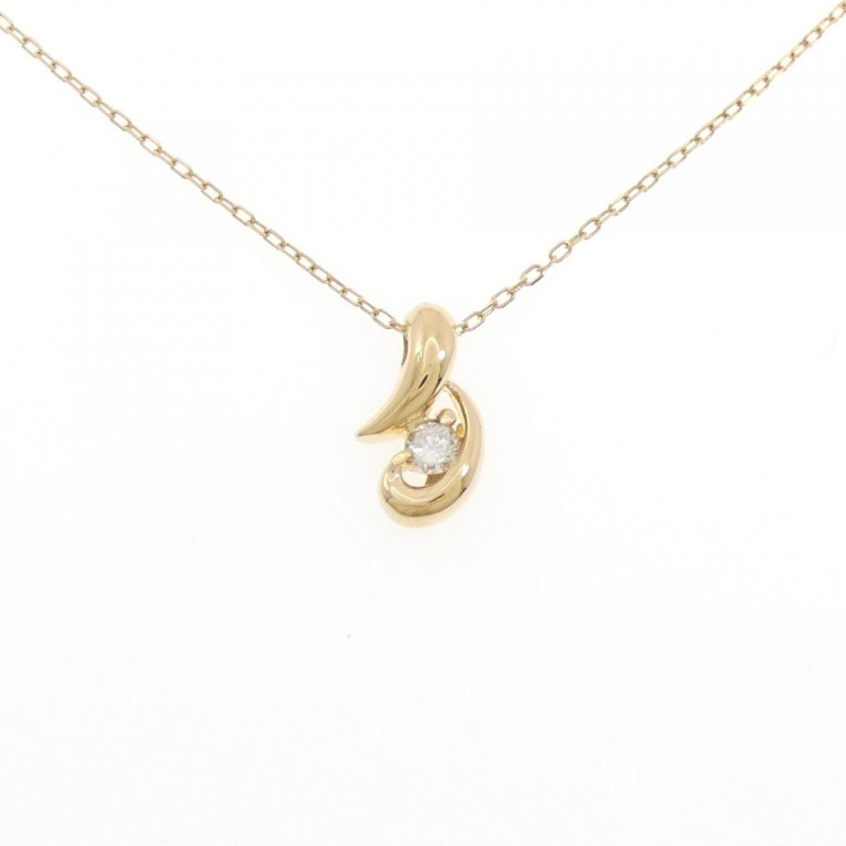K18YG ダイヤモンド ネックレス 0.1CT【中古】｜KOMEHYO ONLINESTORE 店