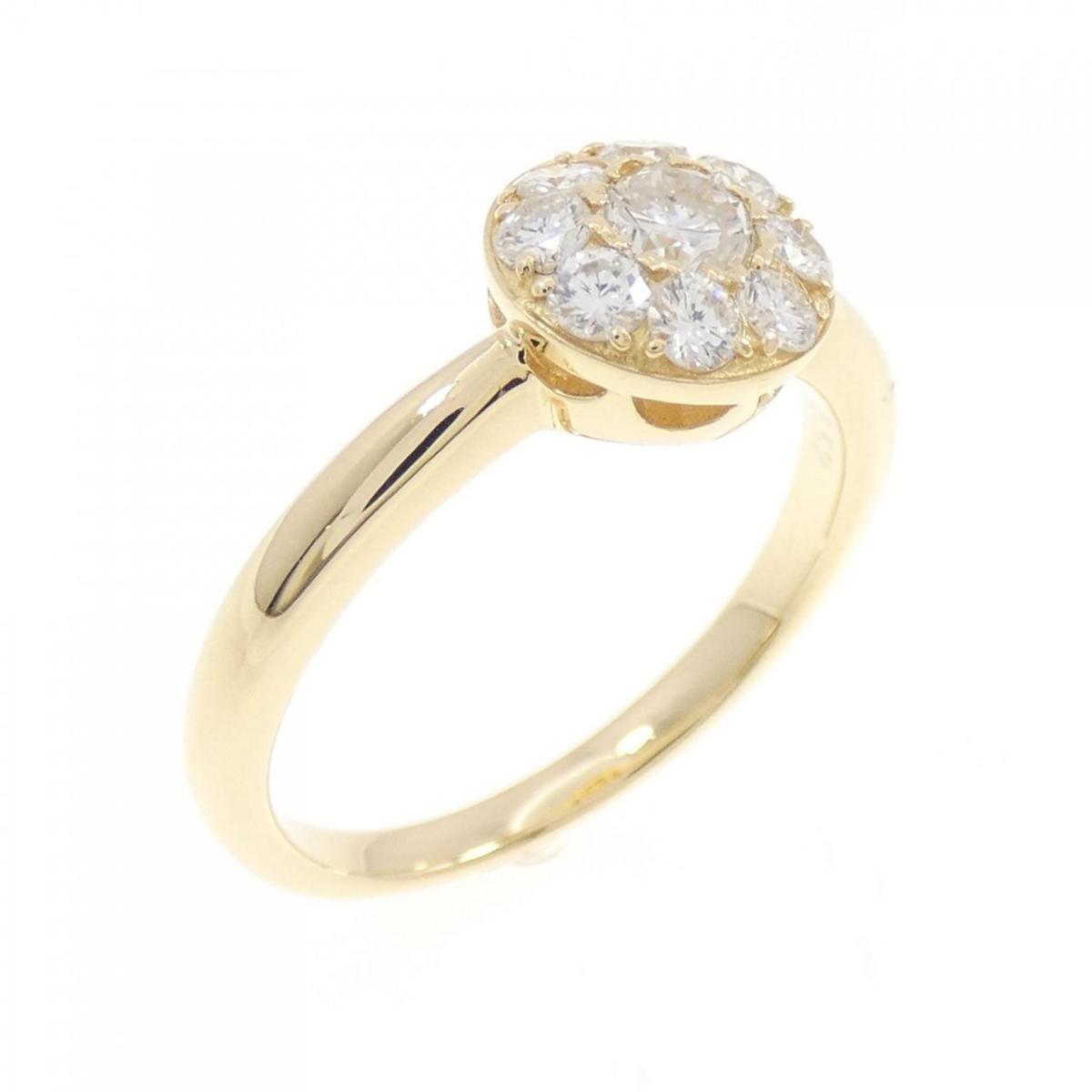 K18YG ダイヤモンド リング 0.52CT【中古】