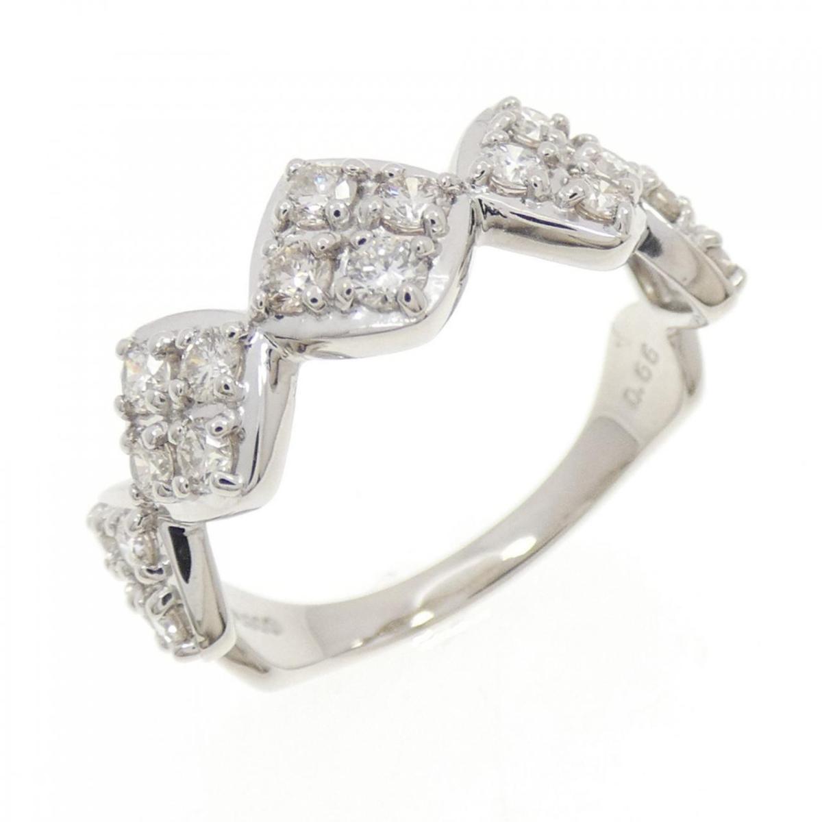 PT900 ダイヤモンド リング 0.66CT【中古】