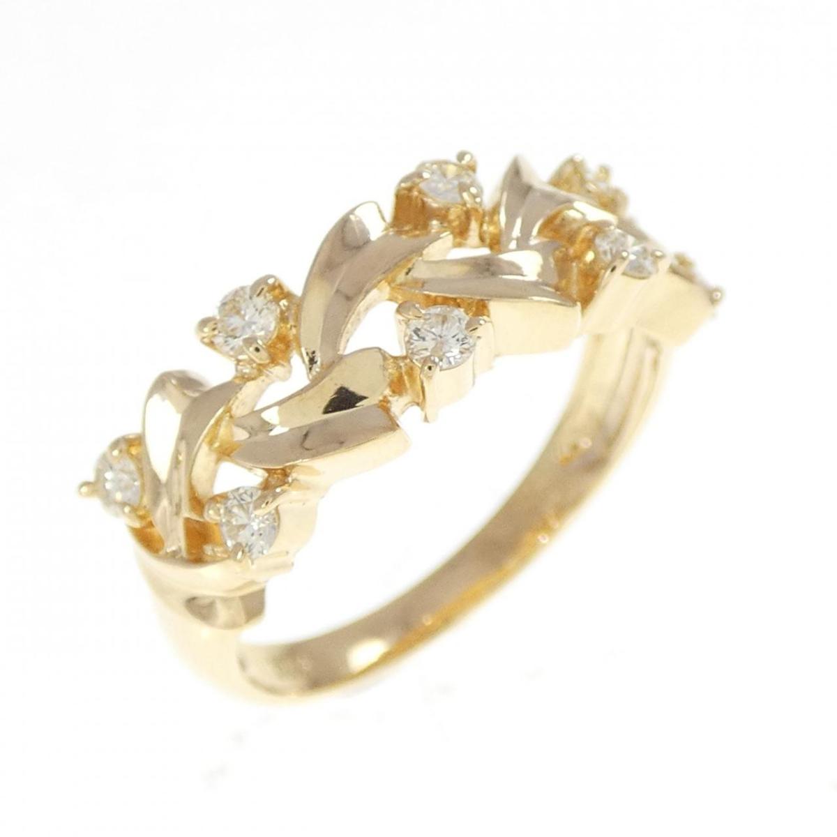 K18YG ダイヤモンド リング 0.21CT【中古】