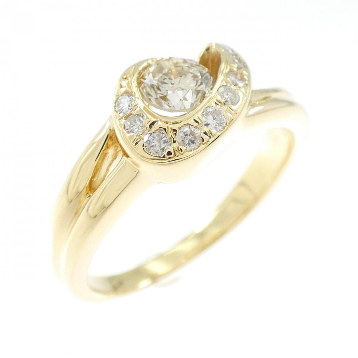 K18YG ダイヤモンド リング 0.50CT【中古】