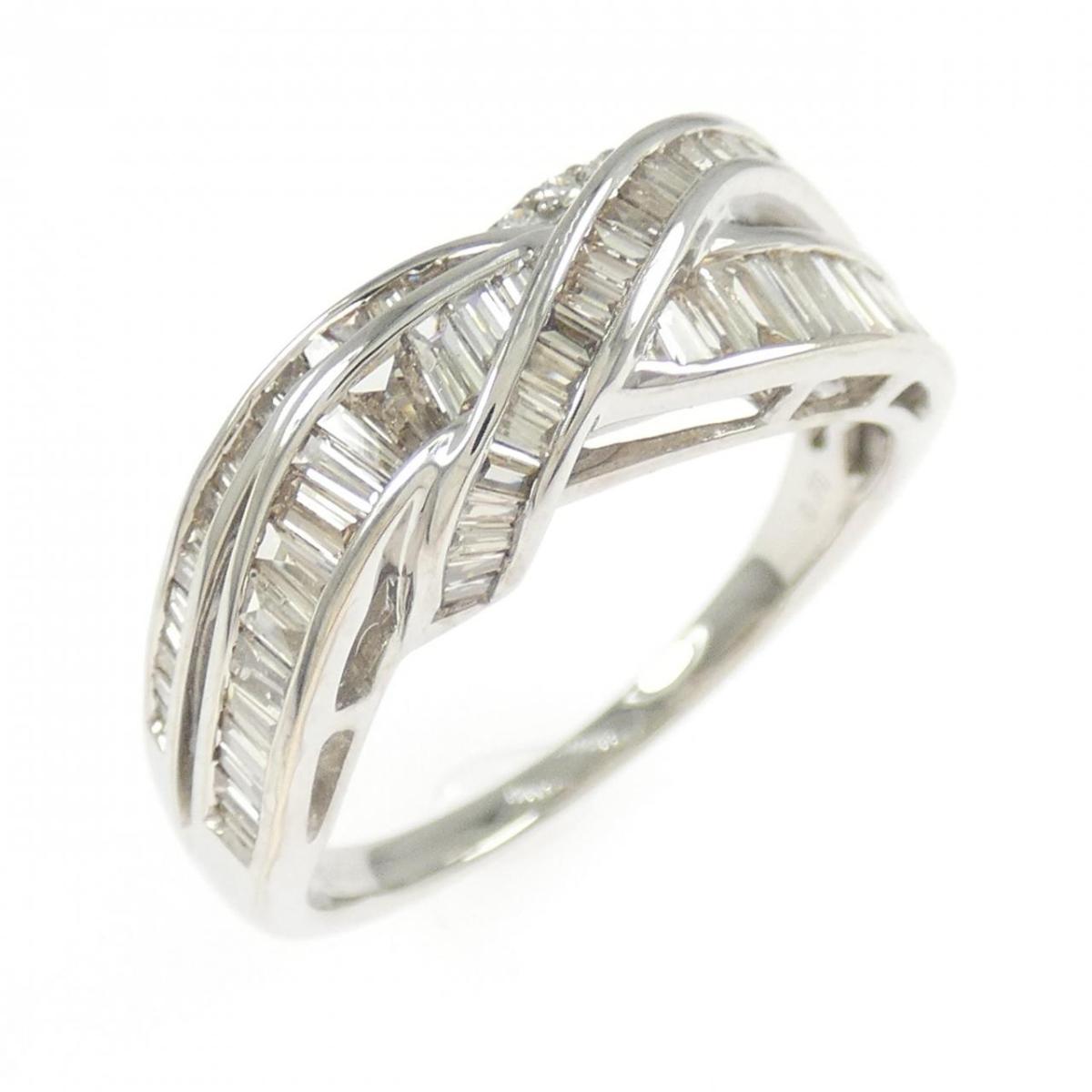 K18WG ダイヤモンド リング 0.70CT【中古】|KOMEHYO ONLINESTORE 店