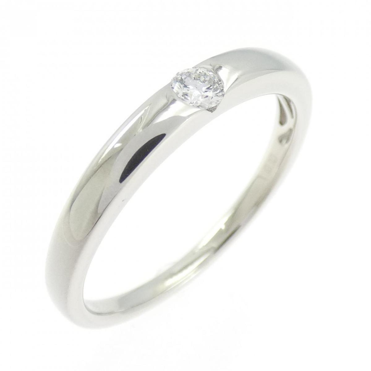 ジーエスティービー ダイヤモンド リング 0.10CT【中古】