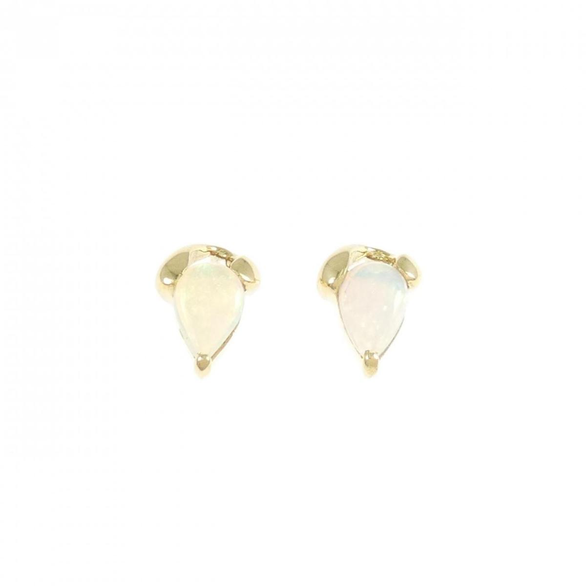 K18YG オパール ピアス【中古】