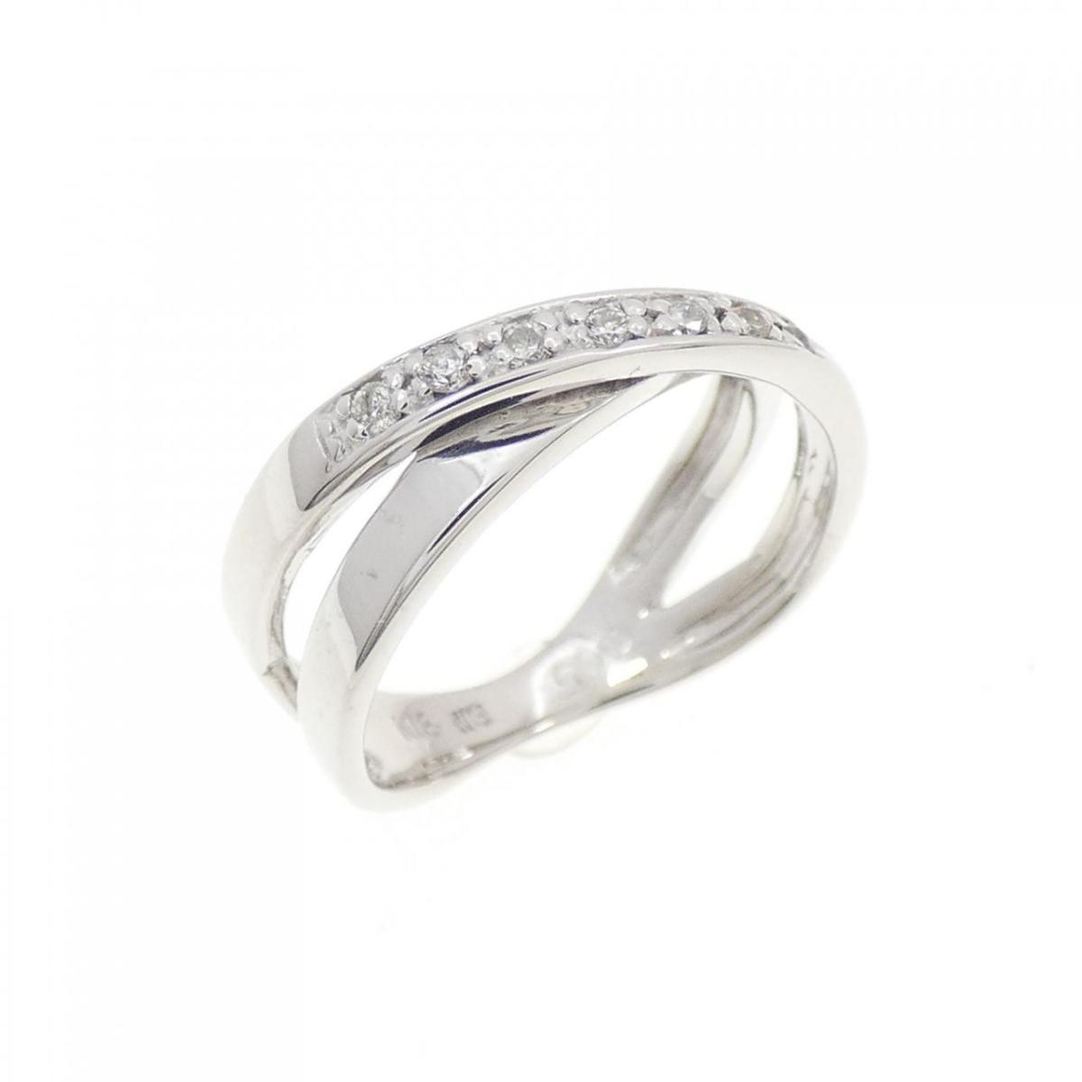K18WG ダイヤモンド ピンキーリング 0.05CT【中古】｜KOMEHYO ONLINESTORE 店