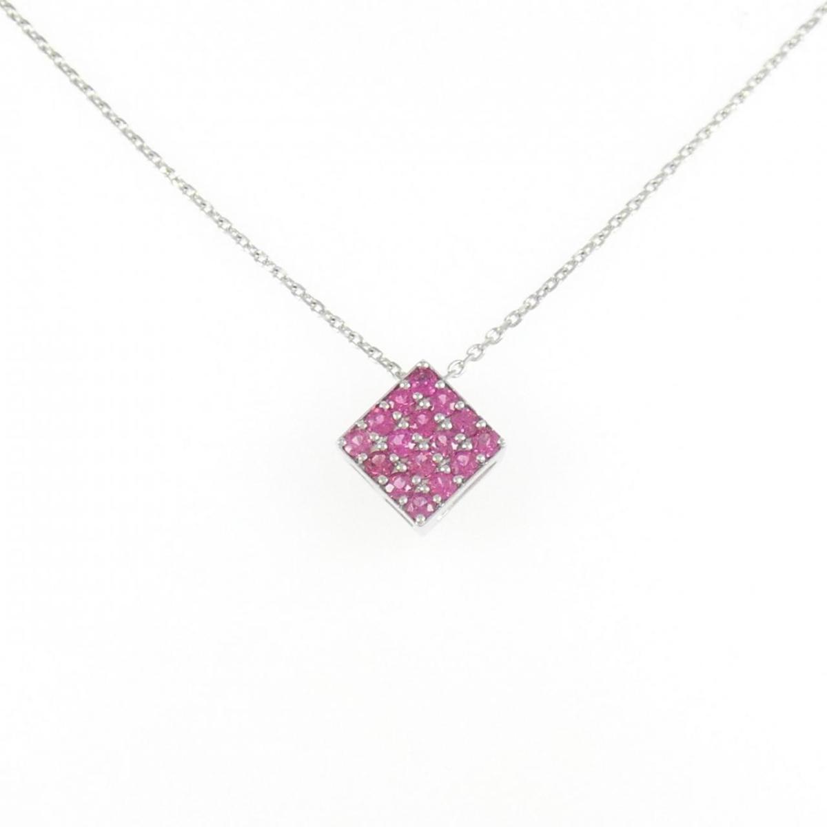 K18WG スピネル ネックレス 0.50CT【中古】|KOMEHYO ONLINESTORE 店