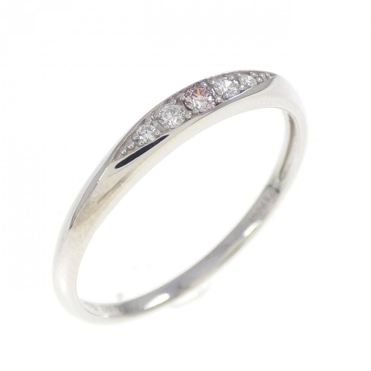 PT900 ピンクダイヤモンド リング 0.02CT【中古】