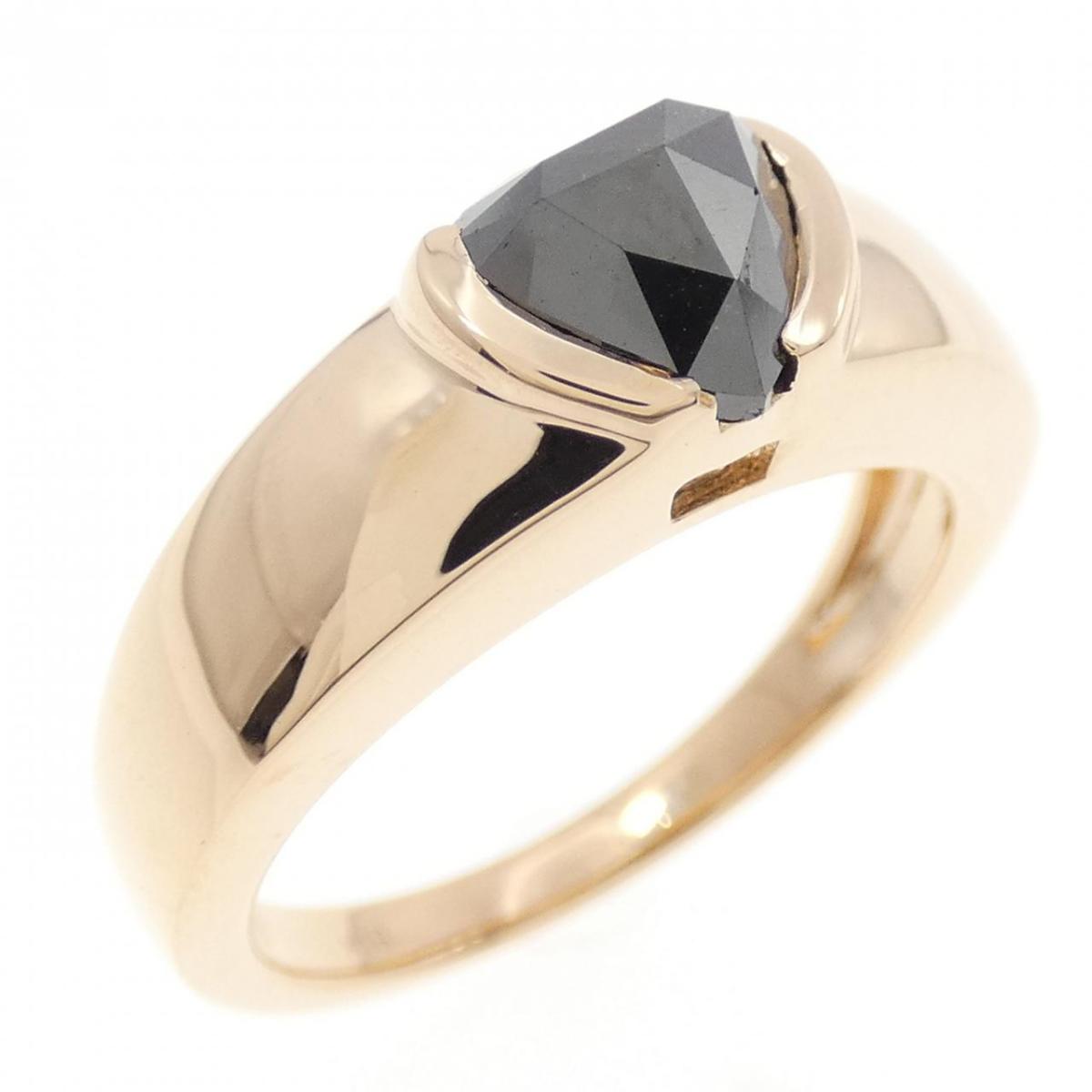 K18PG ハート ダイヤモンド リング 1.02CT【中古】