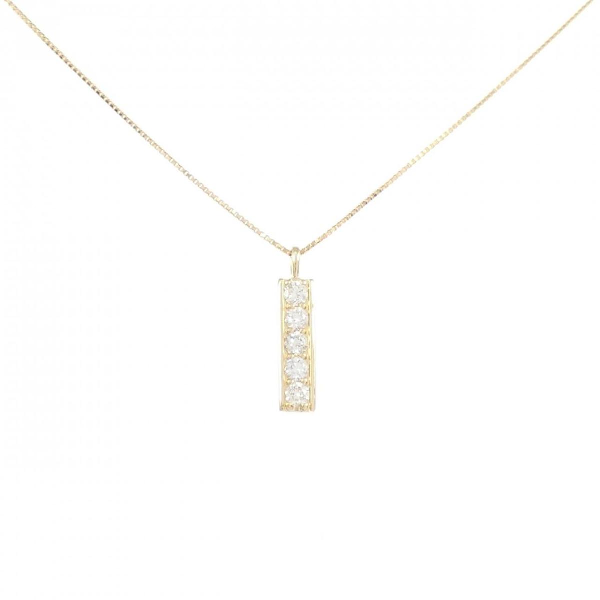 K18YG ダイヤモンド ネックレス 0.19CT【中古】 45,360円