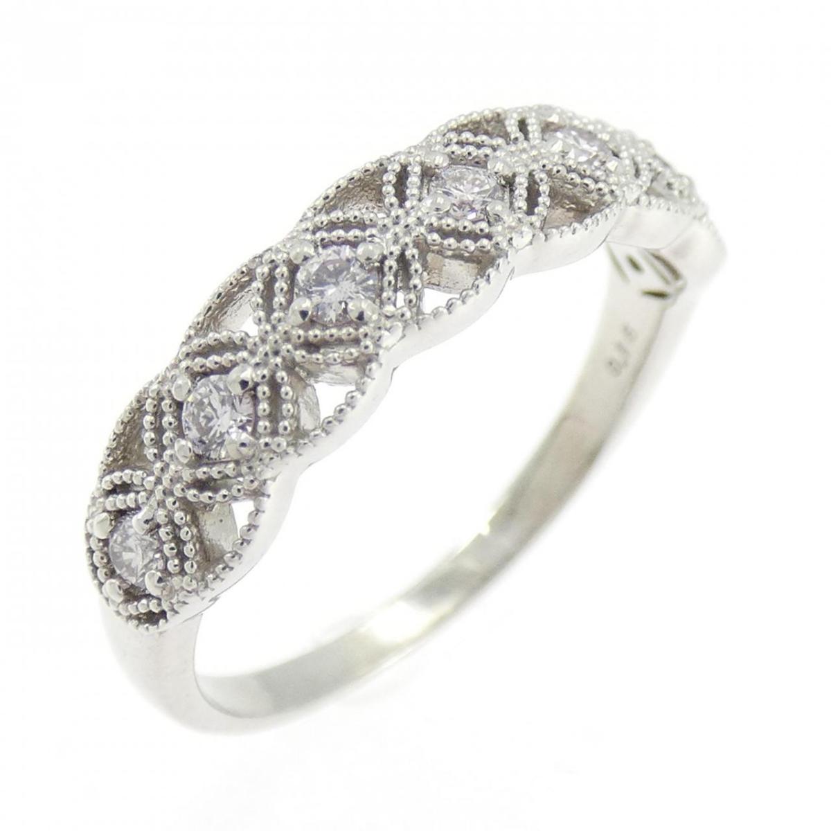 PT950 ピンクダイヤモンド リング 0.15CT【中古】
