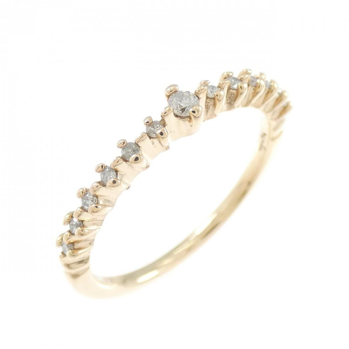 アガット ダイヤモンド リング 0.02CT【中古】