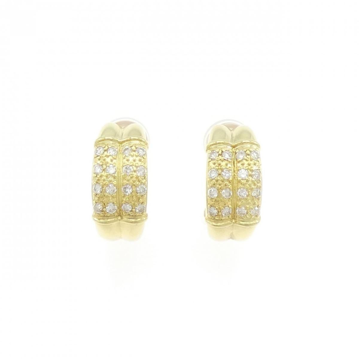 K18YG ダイヤモンド ピアス/イヤリング 0.52CT【中古】