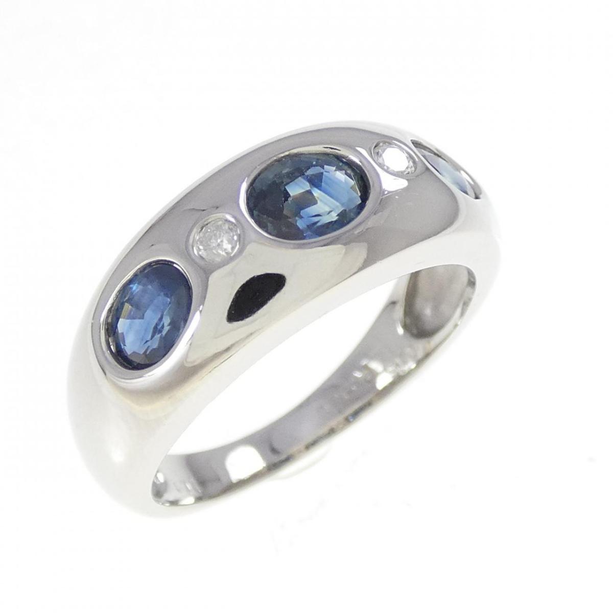 PT900 サファイヤ リング 1.01CT【中古】