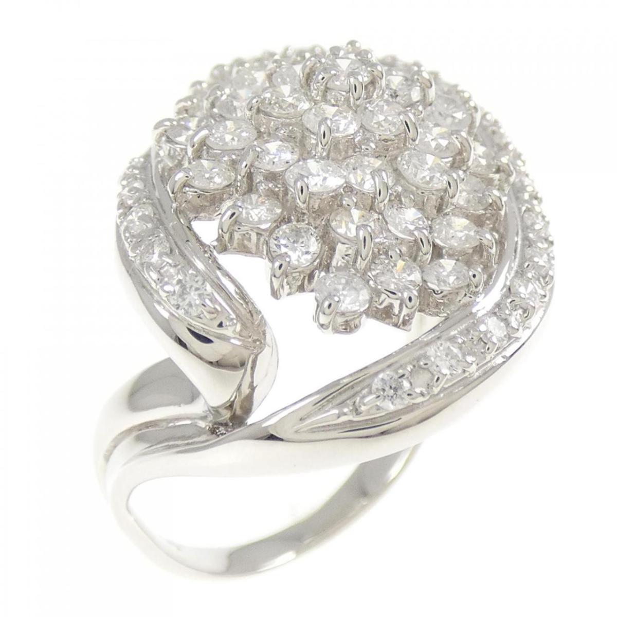 PT900 パヴェ ダイヤモンド リング 1.50CT【中古】