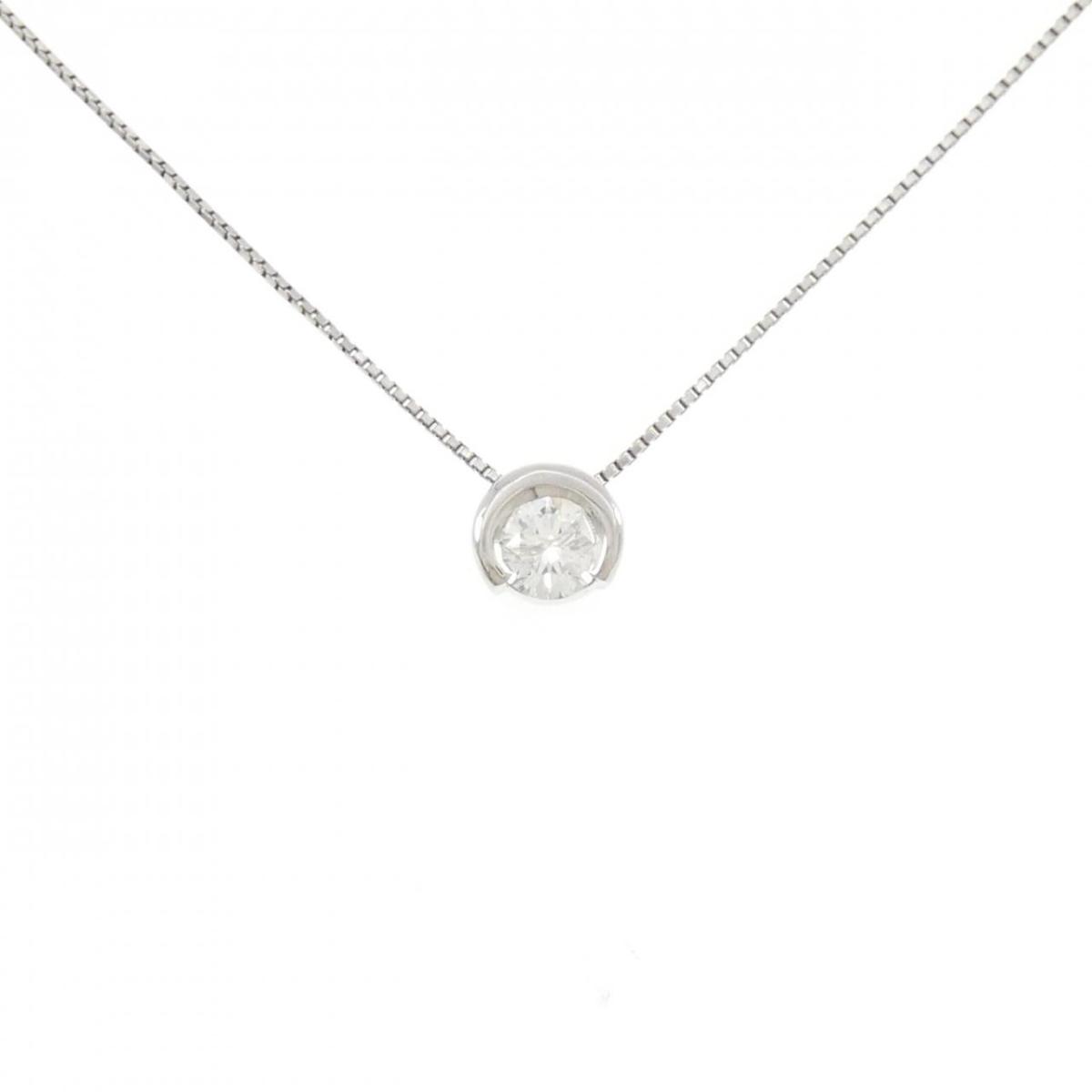 PT900/PT850 ダイヤモンド ネックレス 0.506CT【中古】