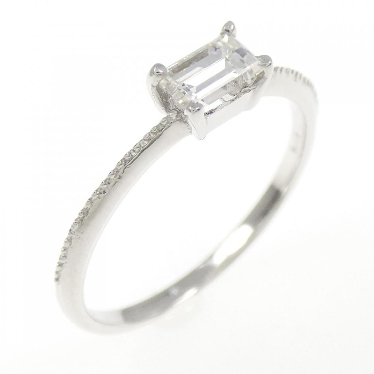 K18WG ダイヤモンド リング 0.30CT【中古】