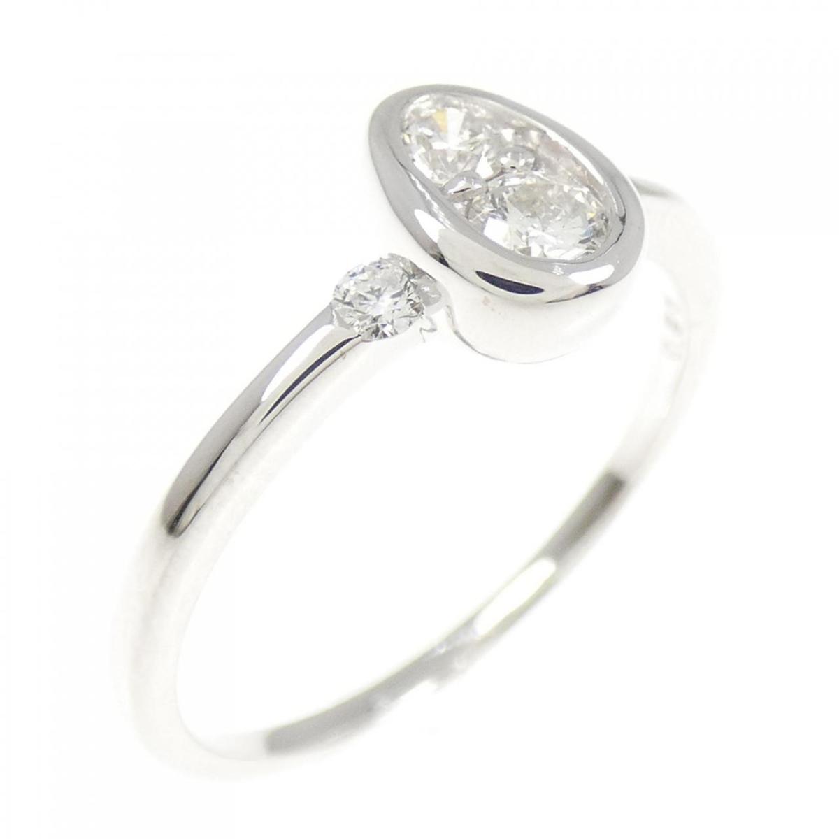 K18WG ダイヤモンド リング 0.25CT【中古】