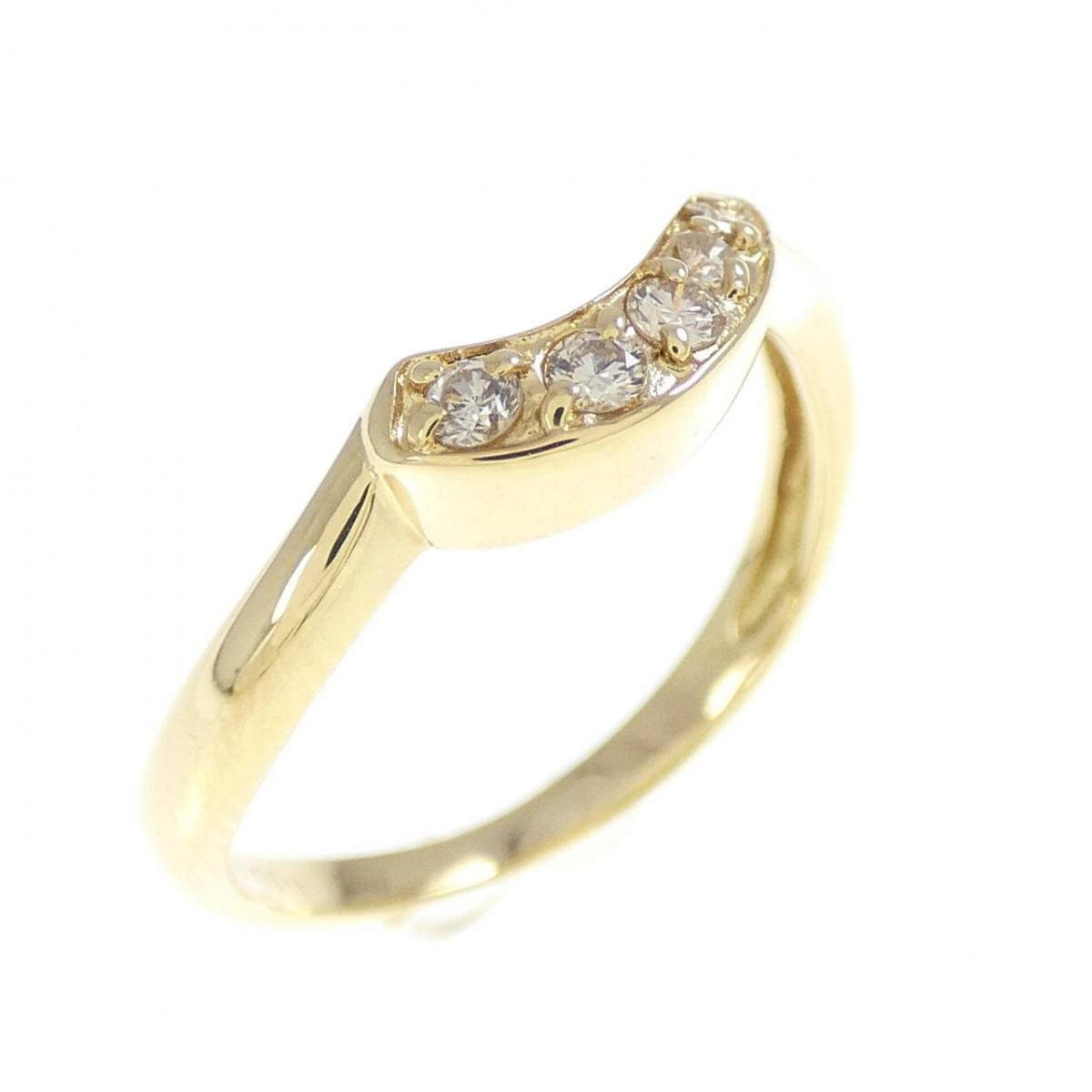 K18YG ダイヤモンド リング 0.10CT【中古】｜KOMEHYO ONLINESTORE 店