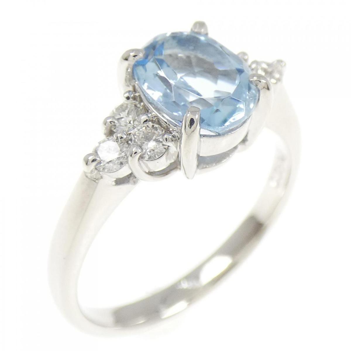PT900 アクアマリン リング 1.01CT【中古】｜KOMEHYO ONLINESTORE 店 54,360円