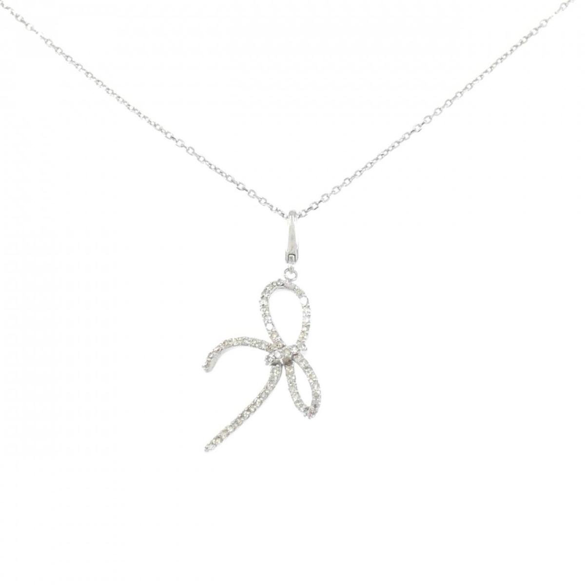 K18WG ダイヤモンド ネックレス 0.29CT【中古】｜KOMEHYO ONLINESTORE 店 71,830円