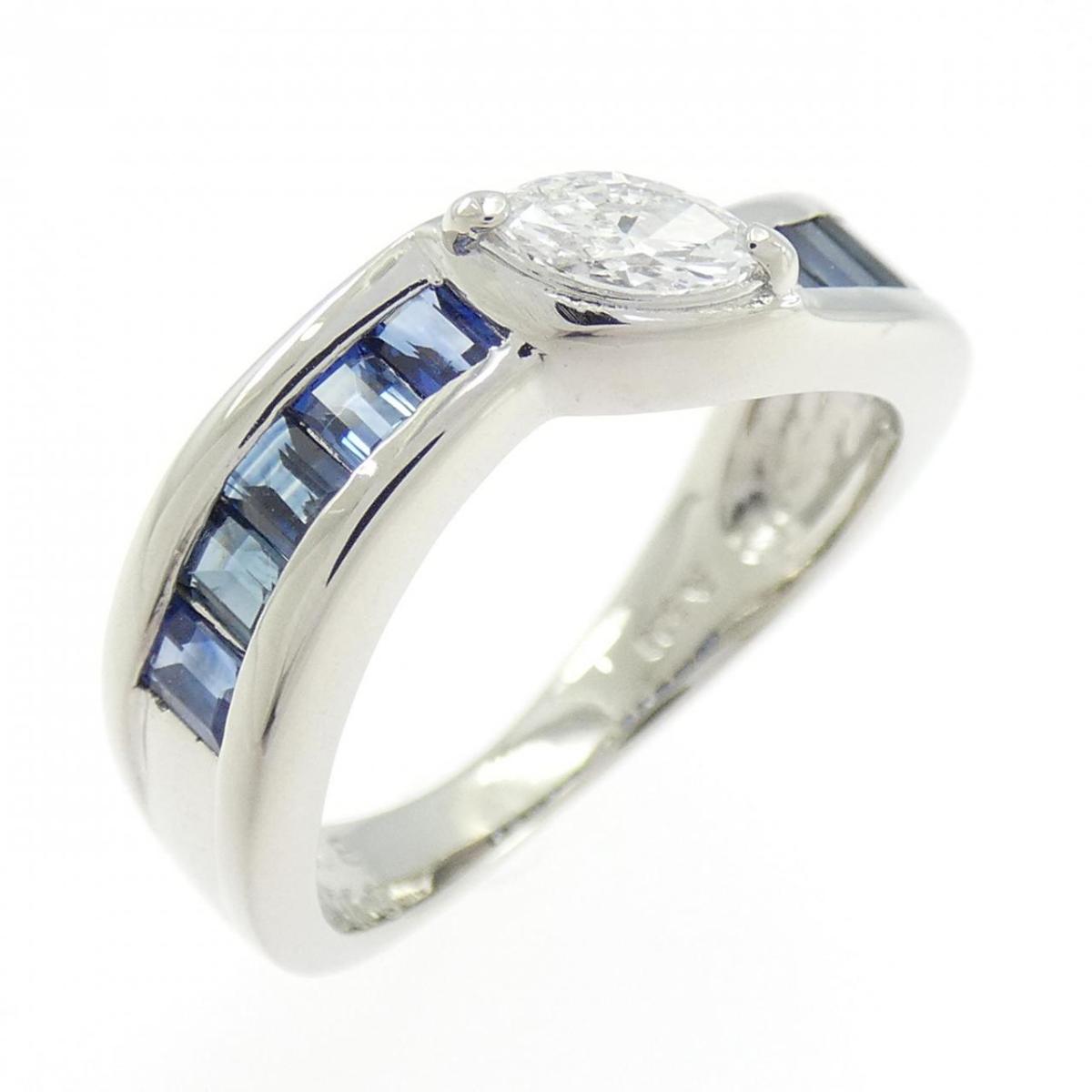 PT900 サファイヤ リング 1.18CT【中古】