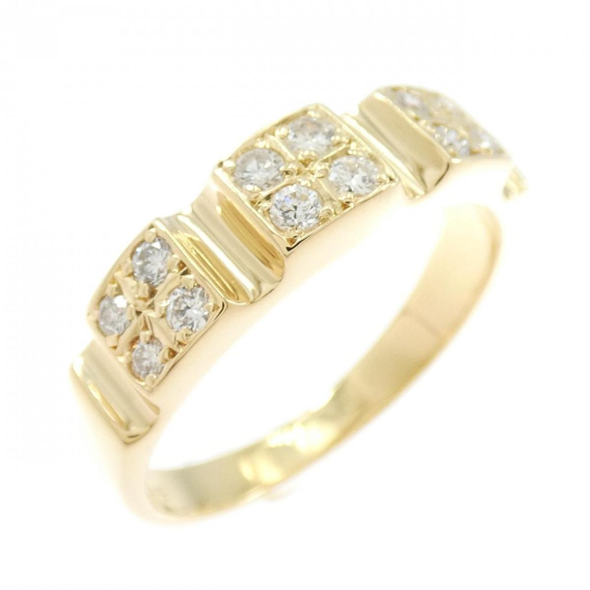 K18YG ダイヤモンド リング 0.19CT【中古】
