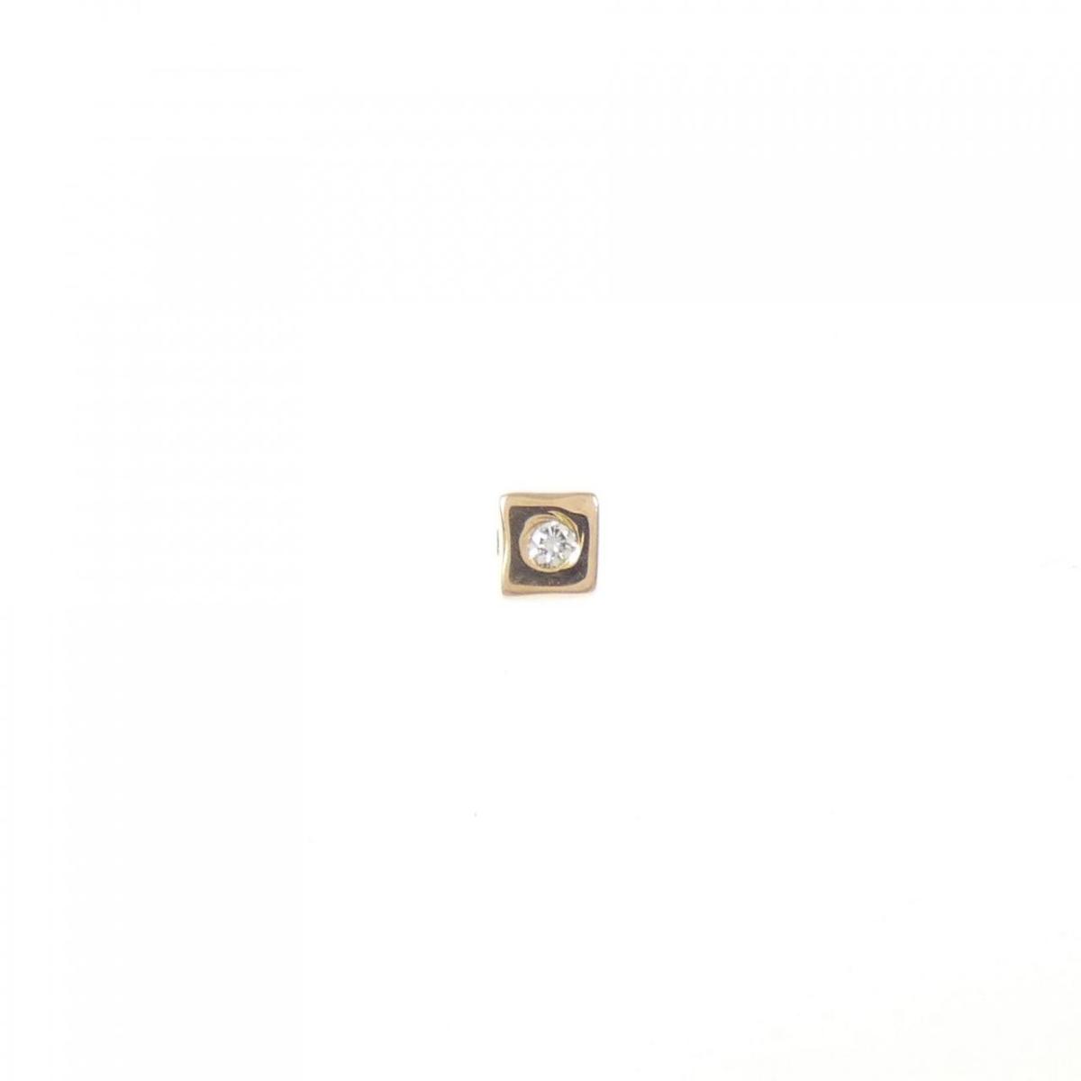 K18PG/K18YG ダイヤモンド ピアス 片耳【中古】|KOMEHYO ONLINESTORE 店