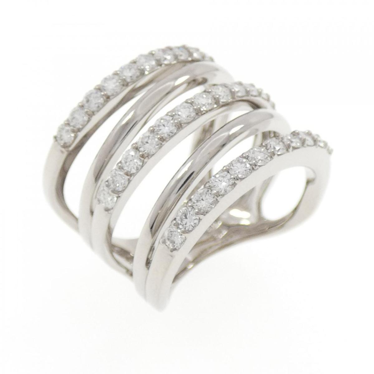 K18WG ダイヤモンド リング 1.00CT【中古】|KOMEHYO ONLINESTORE 店