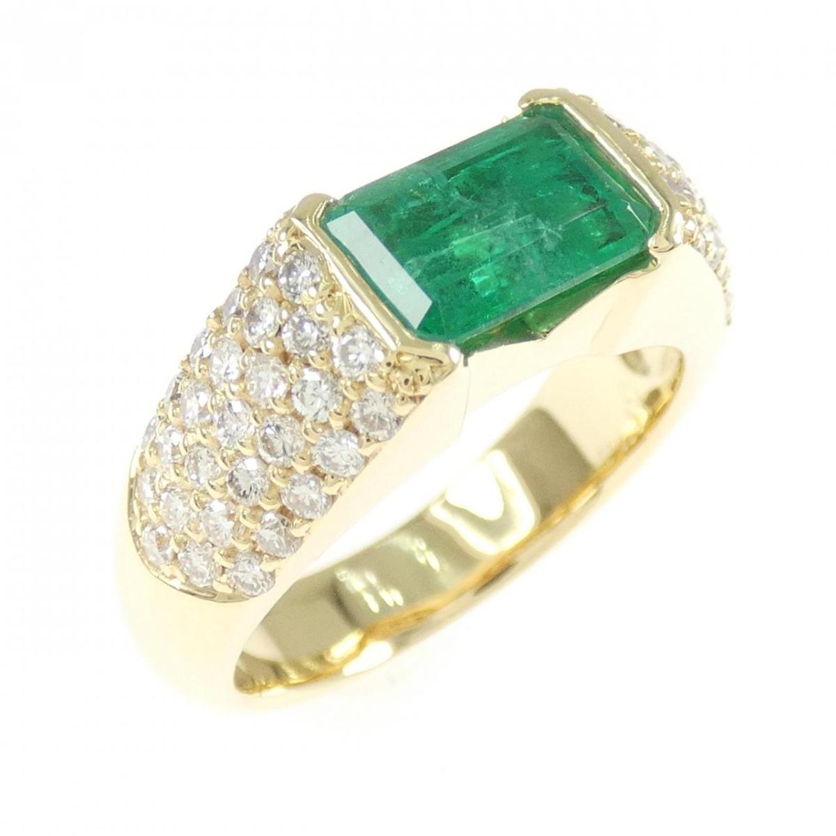 K18YG エメラルド リング 1.174CT【中古】|KOMEHYO ONLINESTORE 店