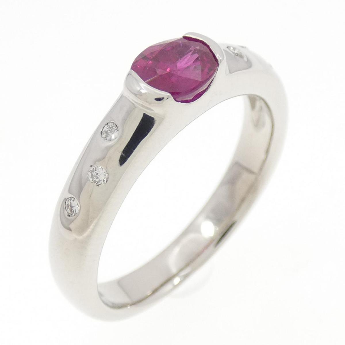 PT900 ルビー リング【中古】