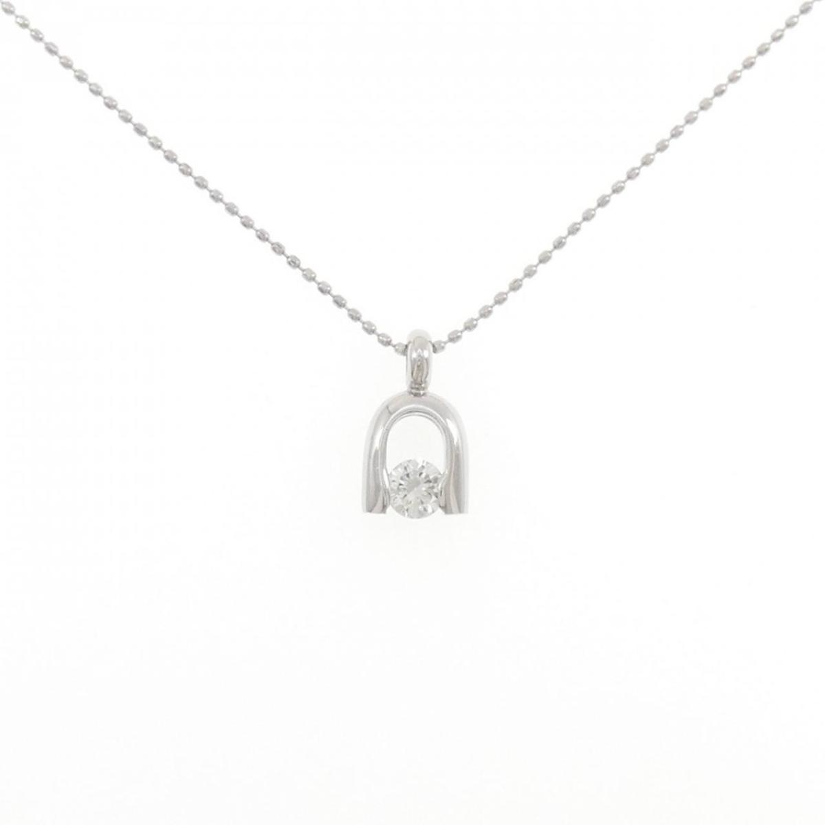 PT900/PT850 ダイヤモンド ネックレス 0.20CT【中古】｜KOMEHYO ONLINESTORE 店 43,560円