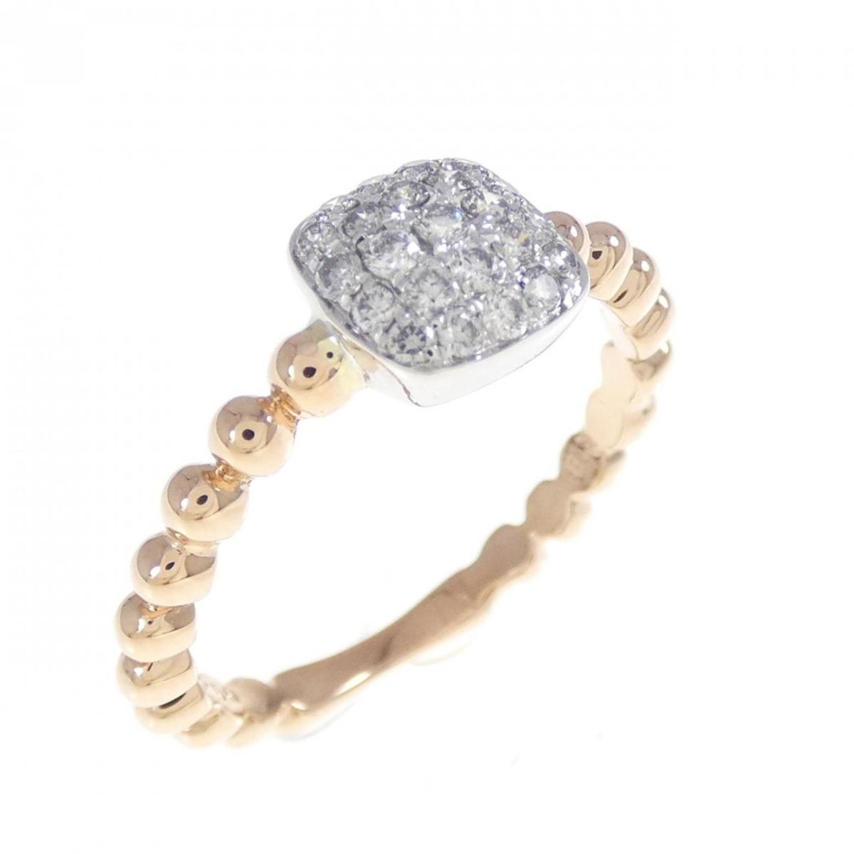 K18PG/K18WG パヴェ ダイヤモンド リング 0.24CT【中古】 71,830円