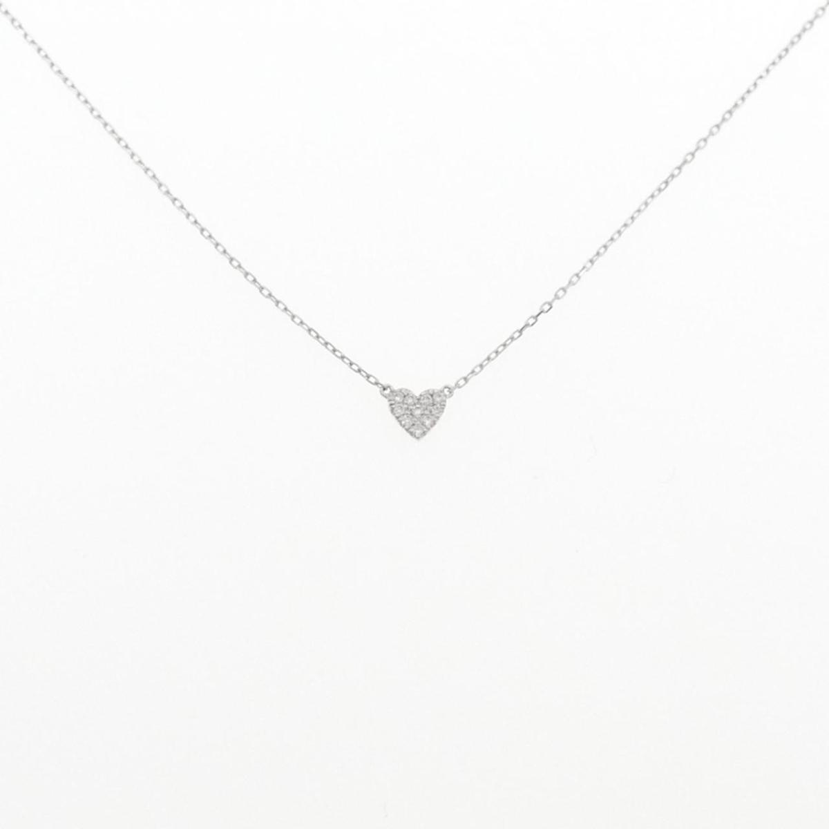 アーカー ハートパヴェ ネックレス 0.05CT【中古】